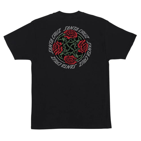 Santa Cruz - Dressen Rose Solo Tee (Black)